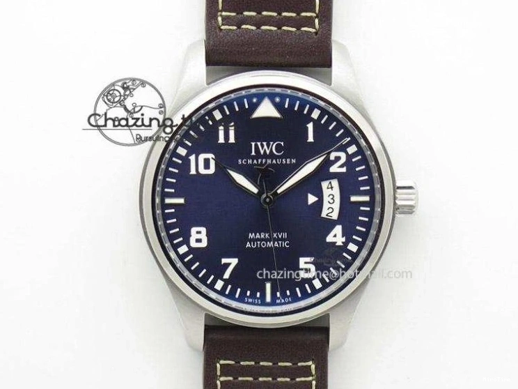MIROTIME 0108 Portugieser Chrono  42 IW390406 RG ZF 1:1 Best Edition Blue Dial on Brown Leather Strap A Durable 7129